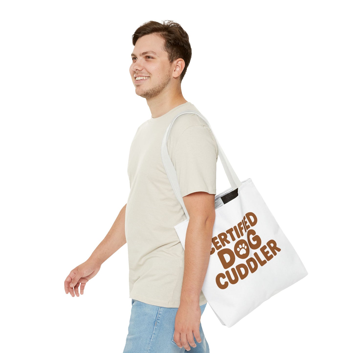 Certified Dog Cuddler Tote Bag