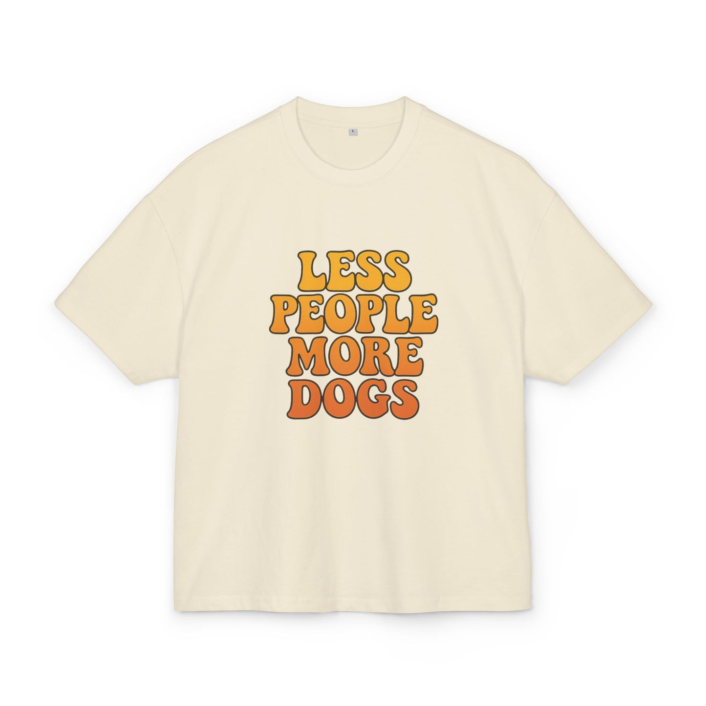 Less People More Dogs Unisex Cotton Tee