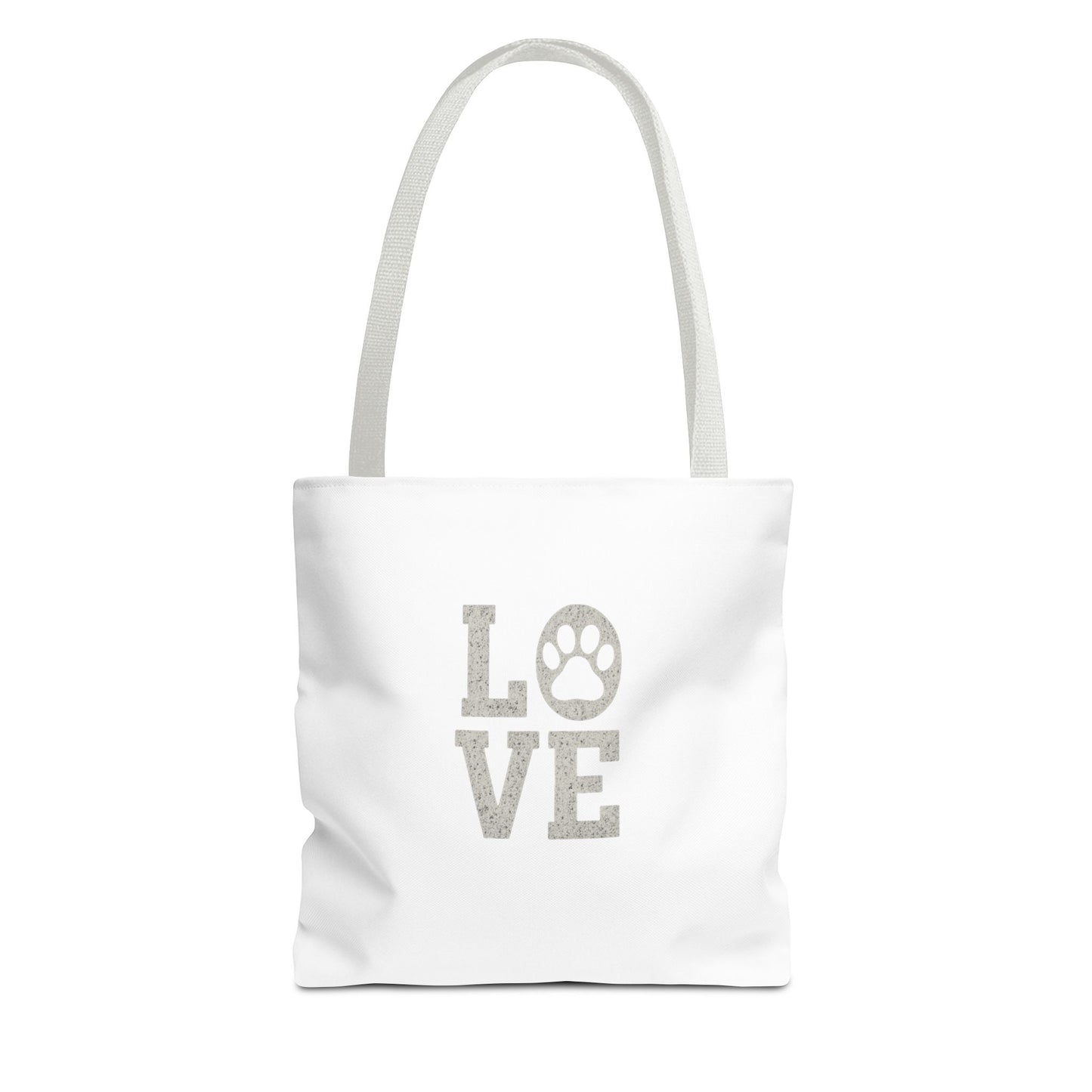 Love Paw Print Tote Bag