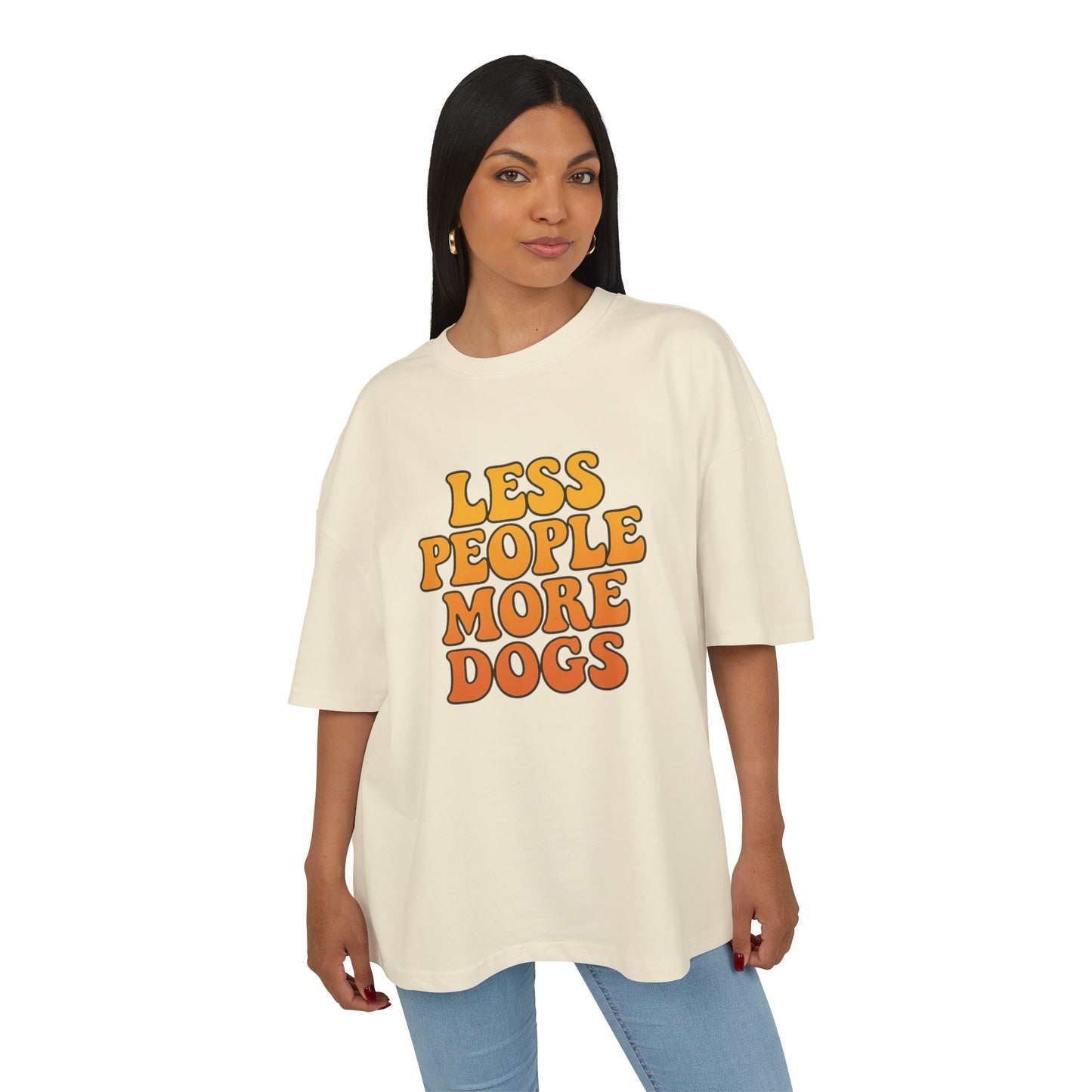 Less People More Dogs Unisex Cotton Tee