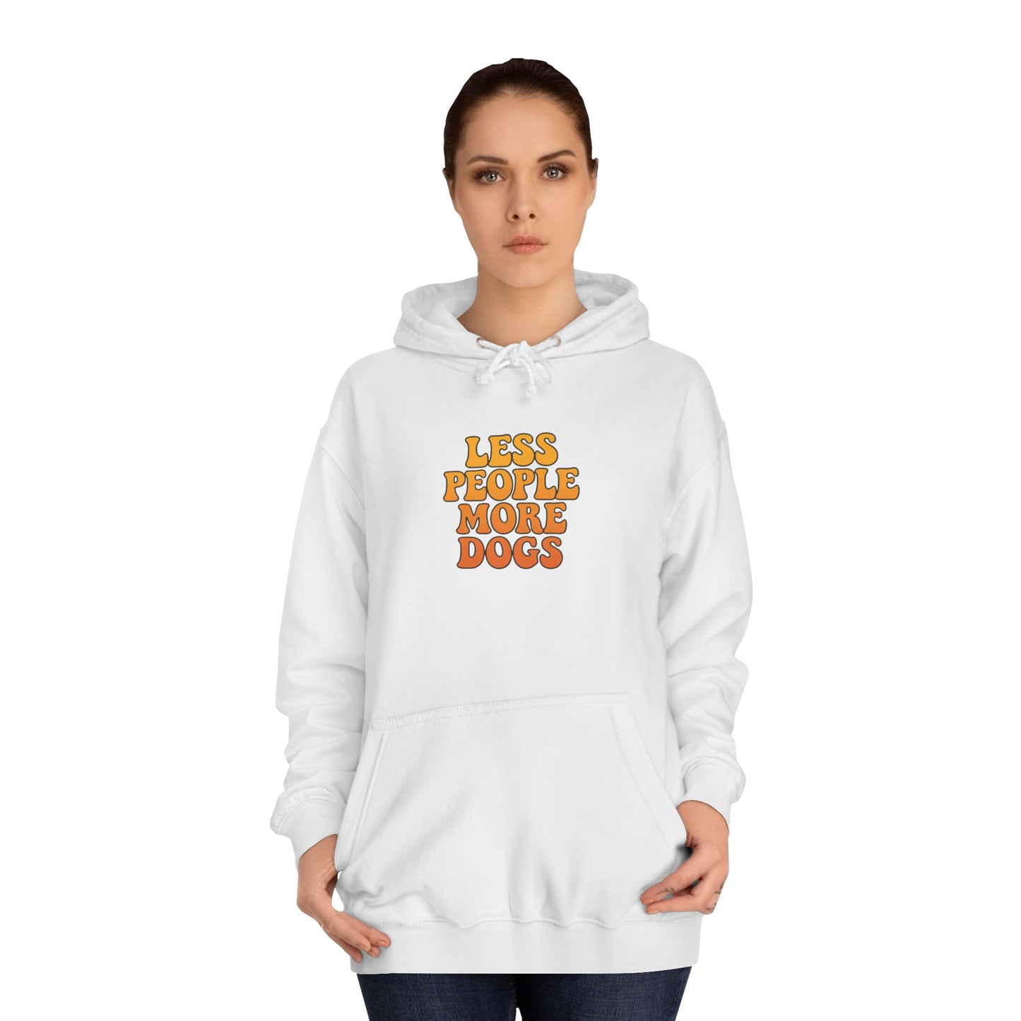 Less People More Dogs Hoodie