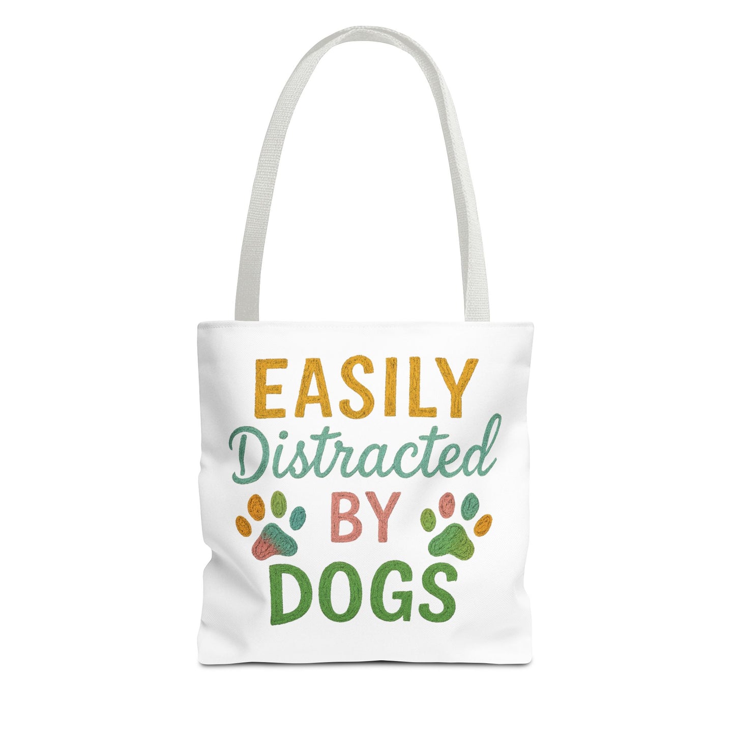 Easily Distracted by Dogs Tote Bag