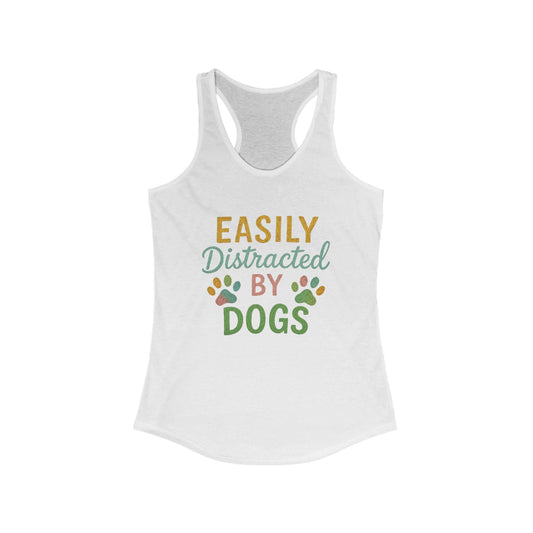 Easily Distracted by Dogs Tank Top