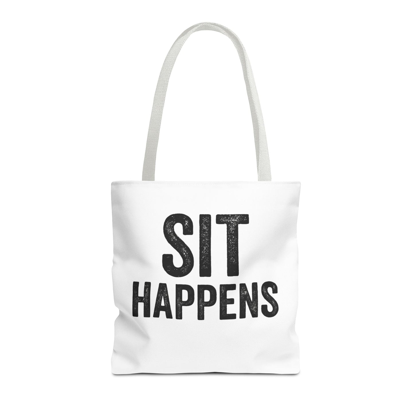 Funny Tote Bag - 'Sit Happens'
