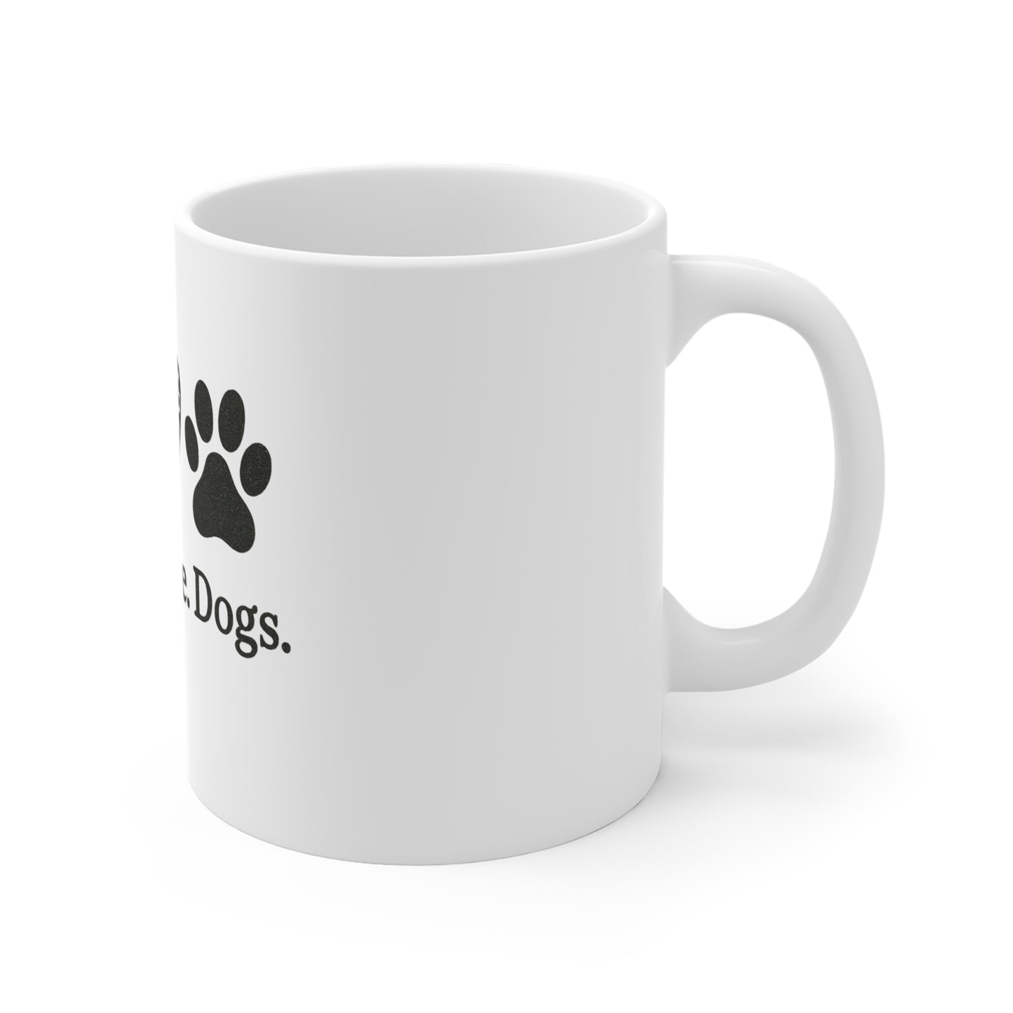 Peace, Love, Dogs Mug