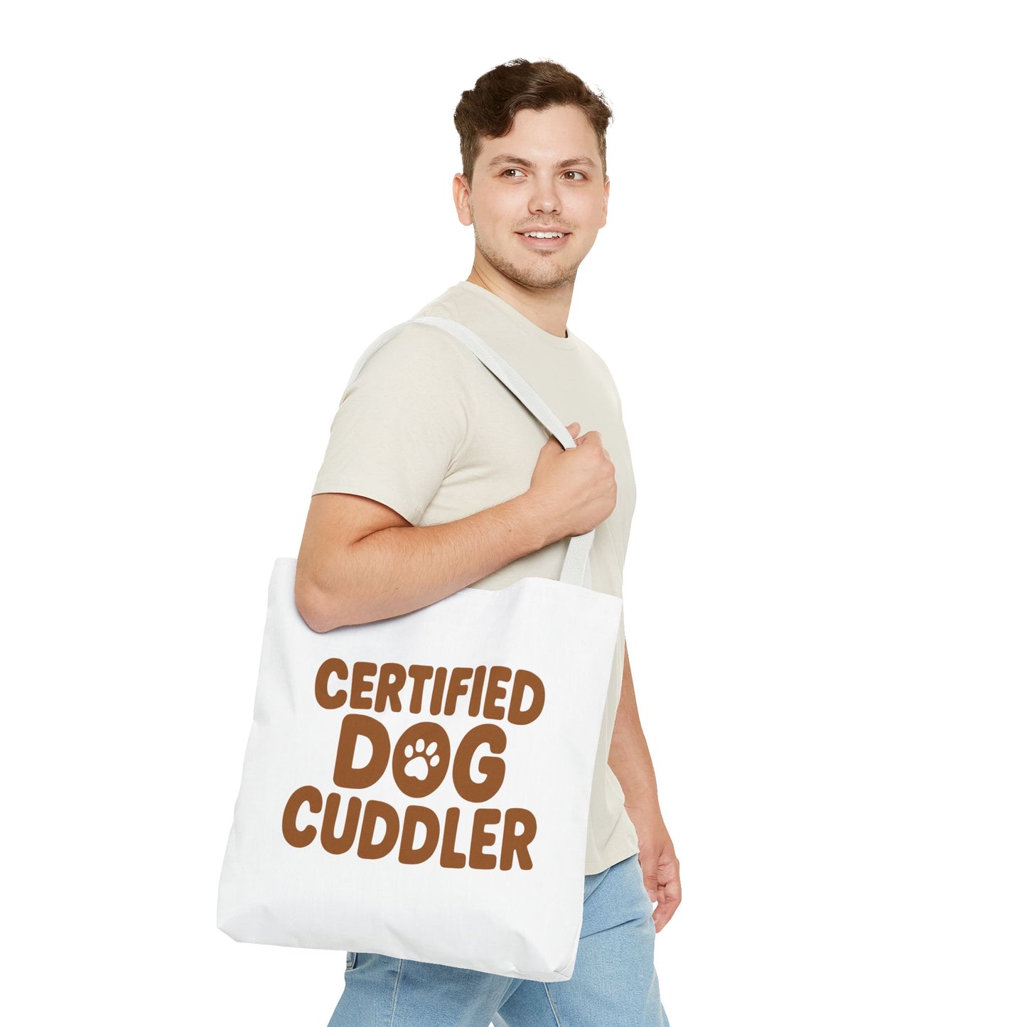 Certified Dog Cuddler Tote Bag