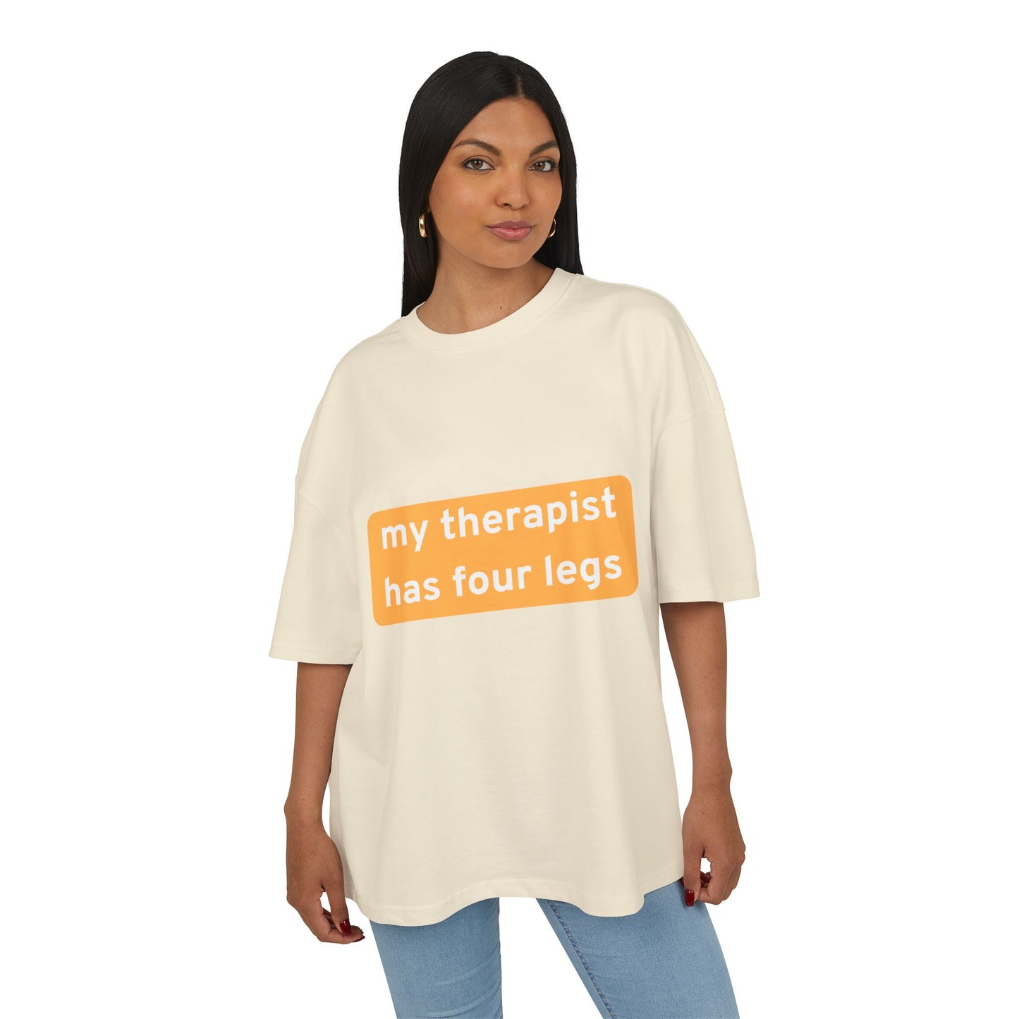 My Therapist Has Four Legs Box Tee