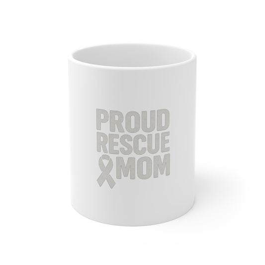 Proud Rescue Mom Coffee Mug