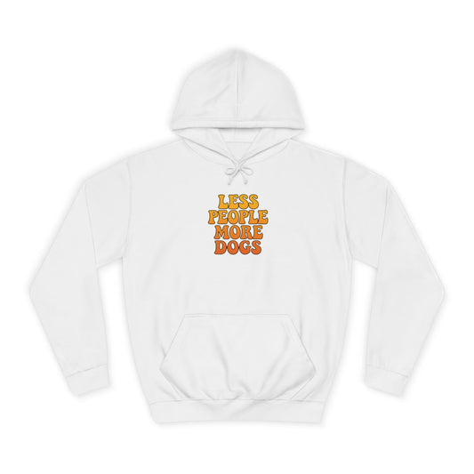 Less People More Dogs Hoodie