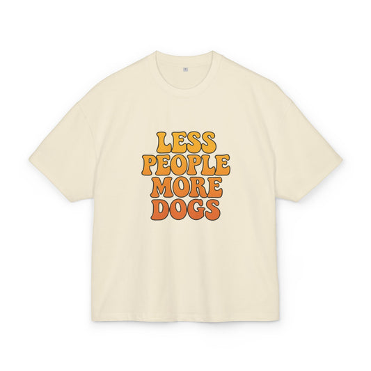 Less People More Dogs Unisex Cotton Tee
