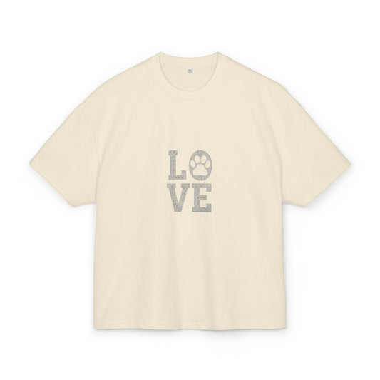 Casual Love Paw Print Tee