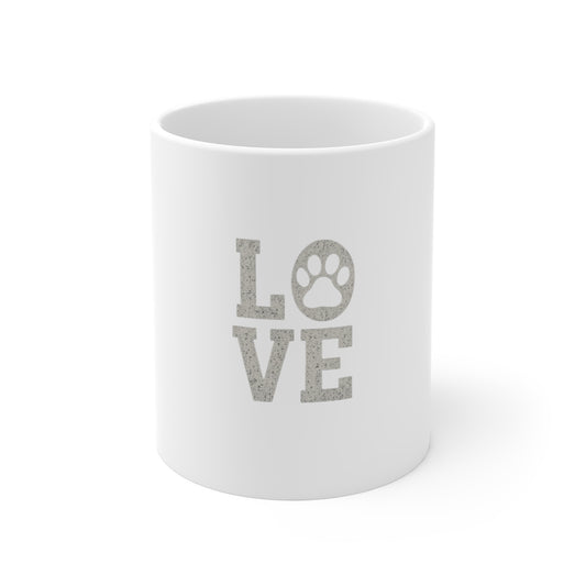 Paw Print Love Mug