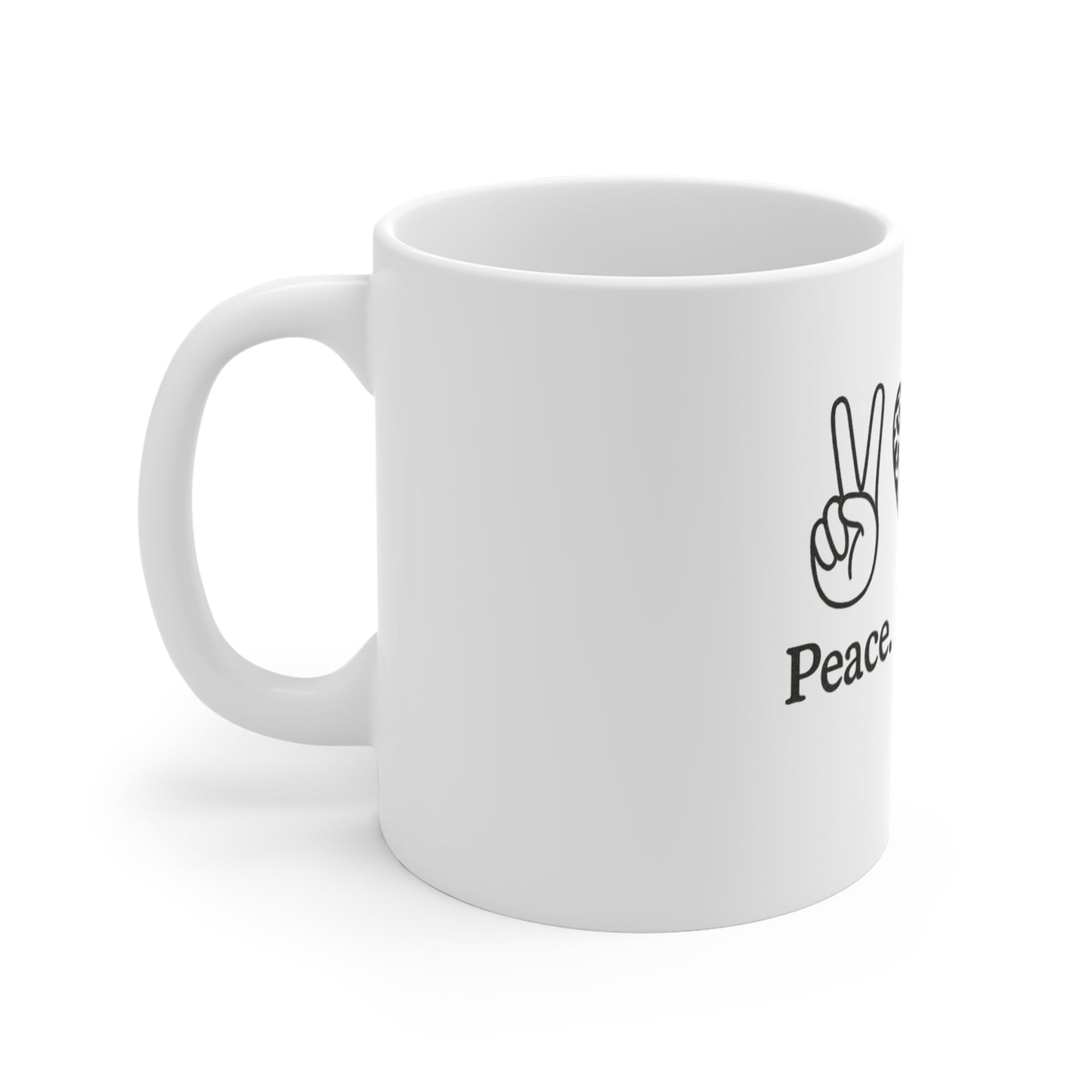 Peace, Love, Dogs Mug
