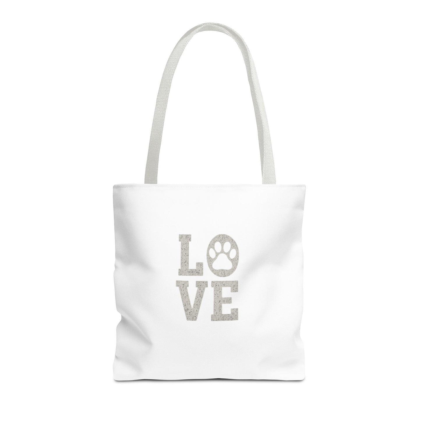 Love Paw Print Tote Bag