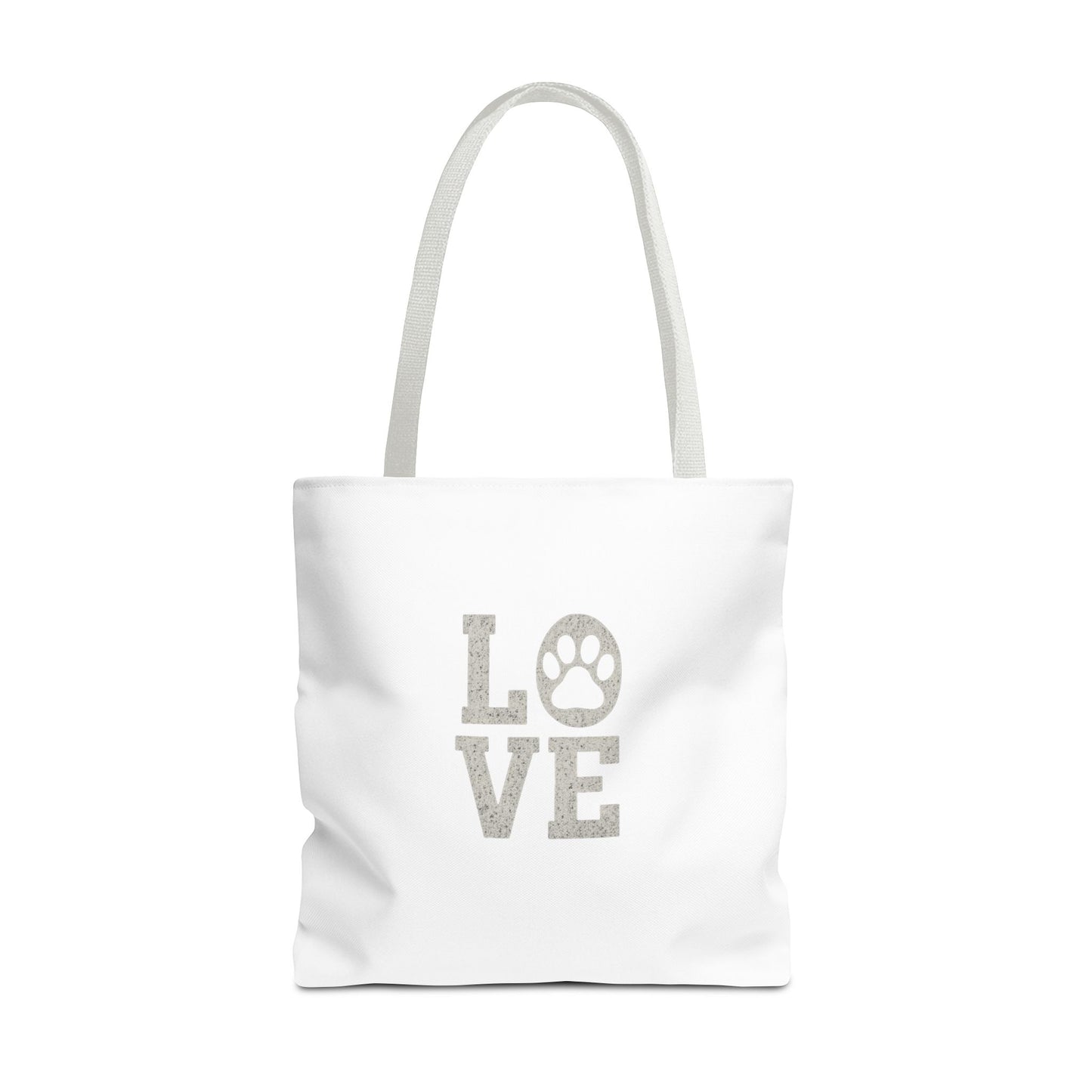 Love Paw Print Tote Bag